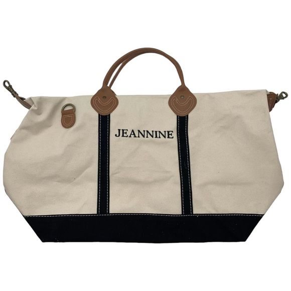 CB Station Canvas Pre-Personalized Weekender with Pouch Black - Picture 2 of 3